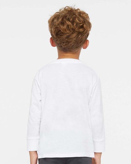RADYAN® Toddler Fine Jersey Crewneck Long Sleeve Tee - 3302