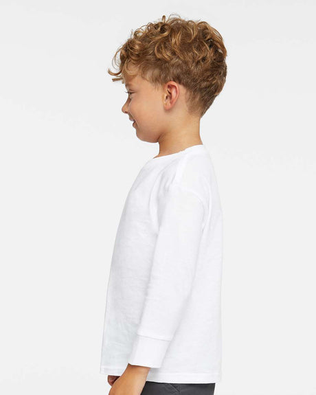 RADYAN® Toddler Fine Jersey Crewneck Long Sleeve Tee - 3302