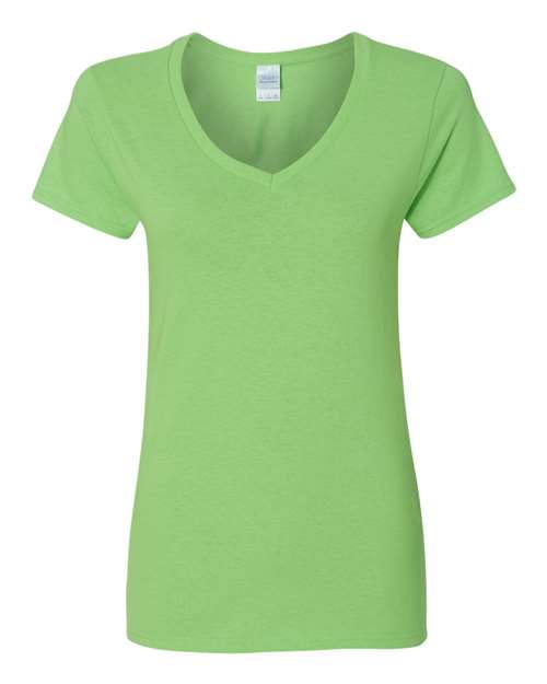 Gildan® Heavy Cotton Women’s V-Neck Short Sleeve T-Shirt