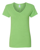 Camiseta de algodón con cuello en V para mujer Gildan | Camiseta de ajuste clásico suave