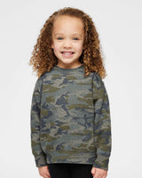 RADYAN® Toddler Fleece Long Sleeve Crewneck Sweatshirt - 3317
