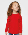 RADYAN® Toddler Fine Jersey Crewneck Long Sleeve Tee - 3302