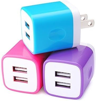 Premium PD Power Home Adapter | Max Output 2.1A & 1.0A (2 USB Port) Fast Charger | MINA® - Dark-pink