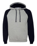 Unisex Nublend Colorblocked Raglan Hooded Sweatshirt