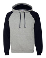 JERZEES Unisex Nublend Colorblocked Raglan Hooded Sweatshirt