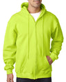 Bayside® Adult USA Made Full-Zip Heavyweight Hooded Sweatshirt