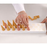 Silikomart CON02M Mini Conoflex Silicone Ice Cream Mold, Pointed-Swirl Shape