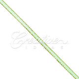 1/8" Satin With Gold Edge Ribbon - 50 Yards (Mint Green)