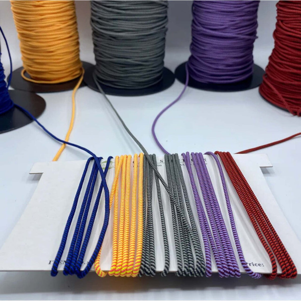 10 Yards Purple & Violet Two-Tone Elastic Cord