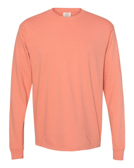 Comfort Colors® Garment-Dyed Heavyweight Crewneck Long Sleeve T-Shirt