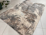 BIV 606 Polyester Viscose Blend Fabric - Color-Changing Flat Weave, Area Rug, 5' 2" X 7' 5" (1 Unit)