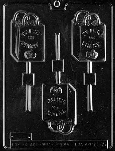 Trick Or Treat Bag Lollipop Chocolate Mold - LPH065