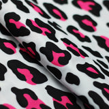 Bedrock Polyester Spandex Fabric - Multi Leopard Print, 58/60" Width (1 Yard)