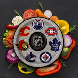 8 Ct NHL Team Logo Disposable Paper Dinner Plates 8 3/4" Hockey Party Plates