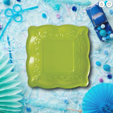 8 Count Scalloped Edge Paper Dessert Plates 7" Durable Party Plates for Cake, Cupcakes & More