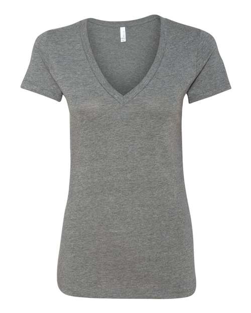 Bella + Canvas Women's Jersey Deep V-Neck Tee