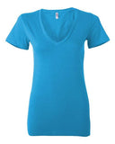 Bella + Canvas Women's Jersey Deep V-Neck Tee