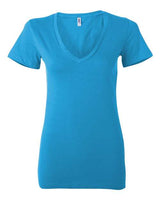 Bella + Canvas Women's Jersey Deep V-Neck Tee