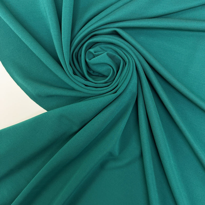 Viscose Stretch Knitted Fabric Green Blue