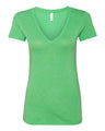 Women's Triblend Deep V-Neck Tee