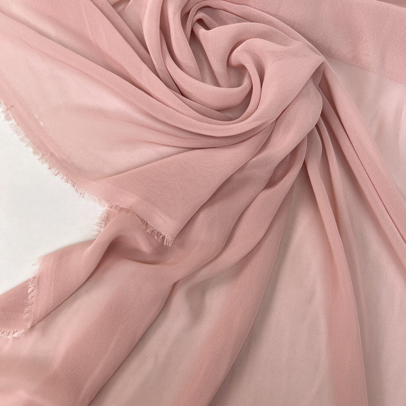 Pink Polyester Chiffon
