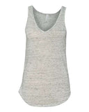 Image 1: Women's Flowy V-Neck TankImage 2: Soft v-neck sleeveless women's topImage 3: Relaxed flowy tank shirt designImage 4: Blank tank for custom printingImage 5: Lightweight casual summer apparelImage 6: Comfortable women's v-neck top