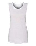Image 1: Women's Flowy Scoop Muscle TankImage 2: Soft scoop neck sleeveless topImage 3: Flowy women's muscle tank designImage 4: Blank tank for custom printingImage 5: Lightweight casual summer shirtImage 6: Comfortable women's jersey tank