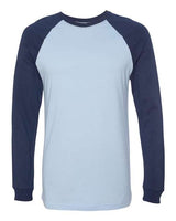 BELLA + CANVAS Men's Long Sleeve Jersey Baseball Tee