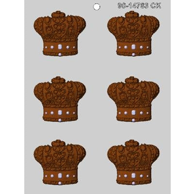 Crown With Gems Chocolate Mold