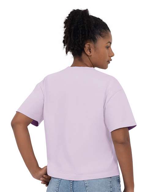 Comfort Colors® Ladies Crewneck Short Sleeve Heavyweight Cropped T Shirt - 3023CL