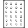 Assorted Jewels 1" Hard Candy Mold (8H-5117)*