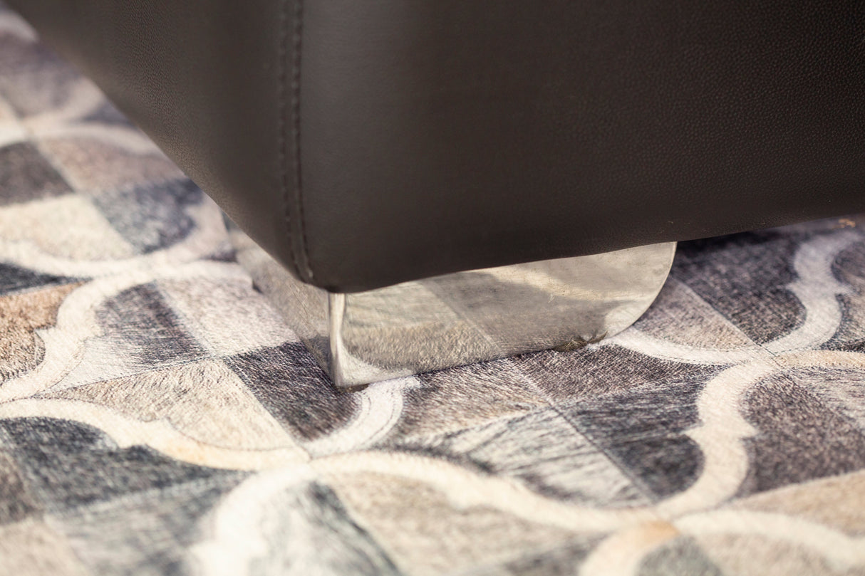 Joy Collection Polyester Printed Rug - Geometric Patch Work, Contemporary Earth Tones (5' X 7')