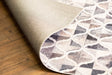 Joy Collection Polyester Printed Rug - Geometric Patch Work, Contemporary Earth Tones (5' X 7')