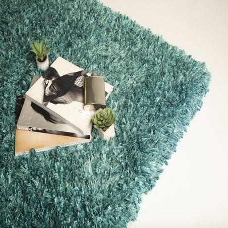 Hand-Tufted Luxe Shag Plush Rug Shag Rugs - Multicolored Plush Shag, 3" Pile (2' X 3')