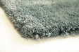 Marine Blue Solid Shag Area Rug Carpet Polyester Fabric - Marine Blue, Thick And Thin Yarns Design, 2" High Pile (1 Unit)