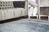 Plush Fluffy Soft Shinny Multi Textural Shag Area Rug Carpet - Shag Area Rug, Multi Textural, 5' X 7', 2' X 3', Blanco Rosa, Stellar Blue, Natural (1 Unit)