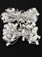 C9 Socket Cord White - 100' 12" Spacing