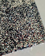 Stretch Sequin on Velvet Silver/Black