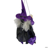 39" Hanging Kicking Witch On Swing Decoration