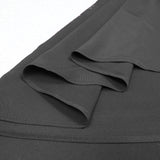 Round Polyester Tablecloth 132" Black