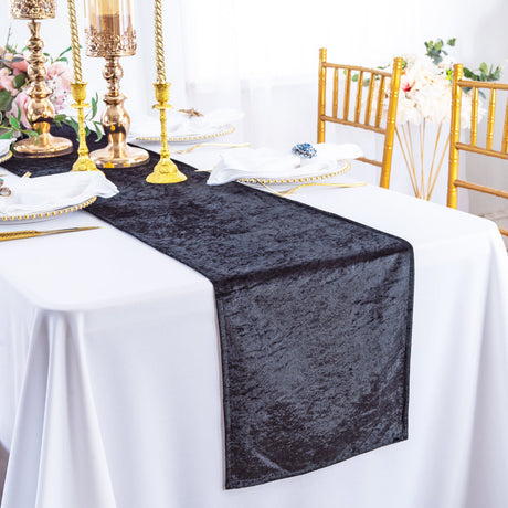 Ice Crushed Velvet Table Runner