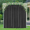 Frosted Ice Crushed Velvet Backdrop Drapes