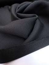 Polyester Wool Twill Black