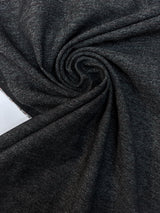 Wool Tweed Suit Fabric Melange White Gray Black