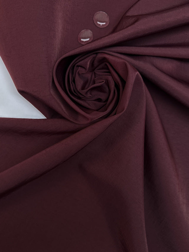 Red Polyamide Woven Fabric