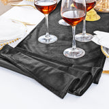 Velvet Table Runner 13x108 Black