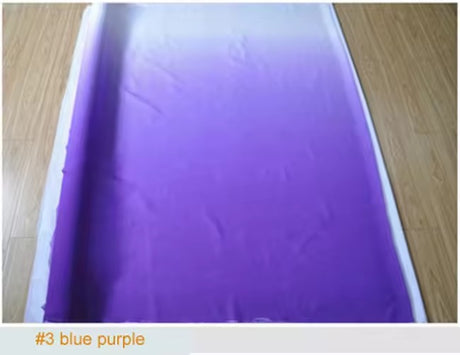 Gradient imitated silk mateiral 30d chiffon fabric for dress 2 tone fabric for dancing clothing wedding fabric meter