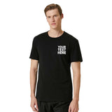 Pack: 12 Fast Print Your Own T-Shirts – Personalized with Text, Logo & Photo on Back (Black)