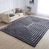 Soft Cozy Fluffy 3D Viscose Feel Geometric Design Shag Area Rug - 100% Polyester Fabric - Geometric Shag, Vibrant Color Palette, 7'6" X 10'3" (1 Unit)