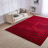 Soft Cozy Fluffy 3D Viscose Feel Geometric Design Shag Area Rug - 100% Polyester Fabric - Geometric Shag, Vibrant Color Palette, 7'6" X 10'3" (1 Unit)